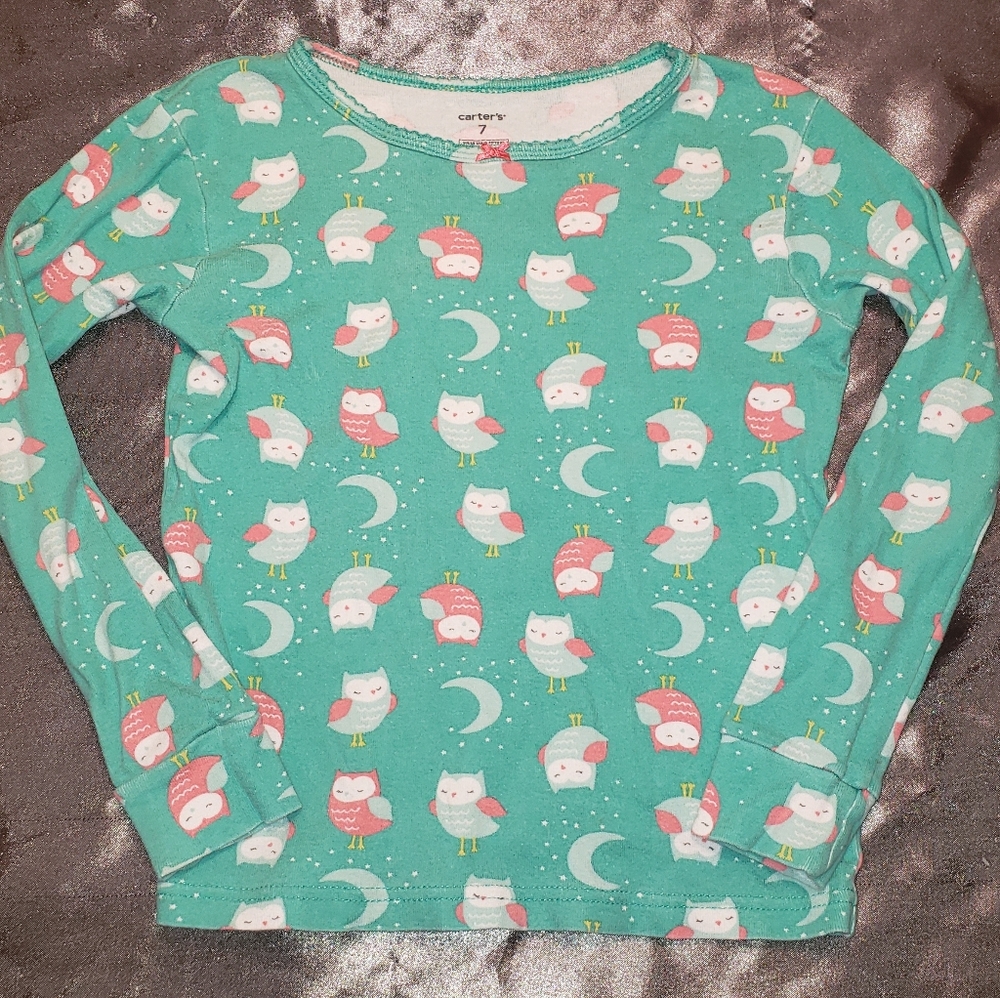 Carters Owl Print Sleepwear Top
